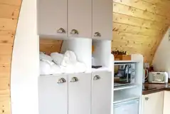 Glamping pod cabinets Glamping pod cabinets