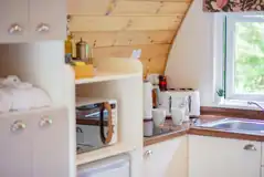 Glamping pod kitchen Glamping pod kitchen