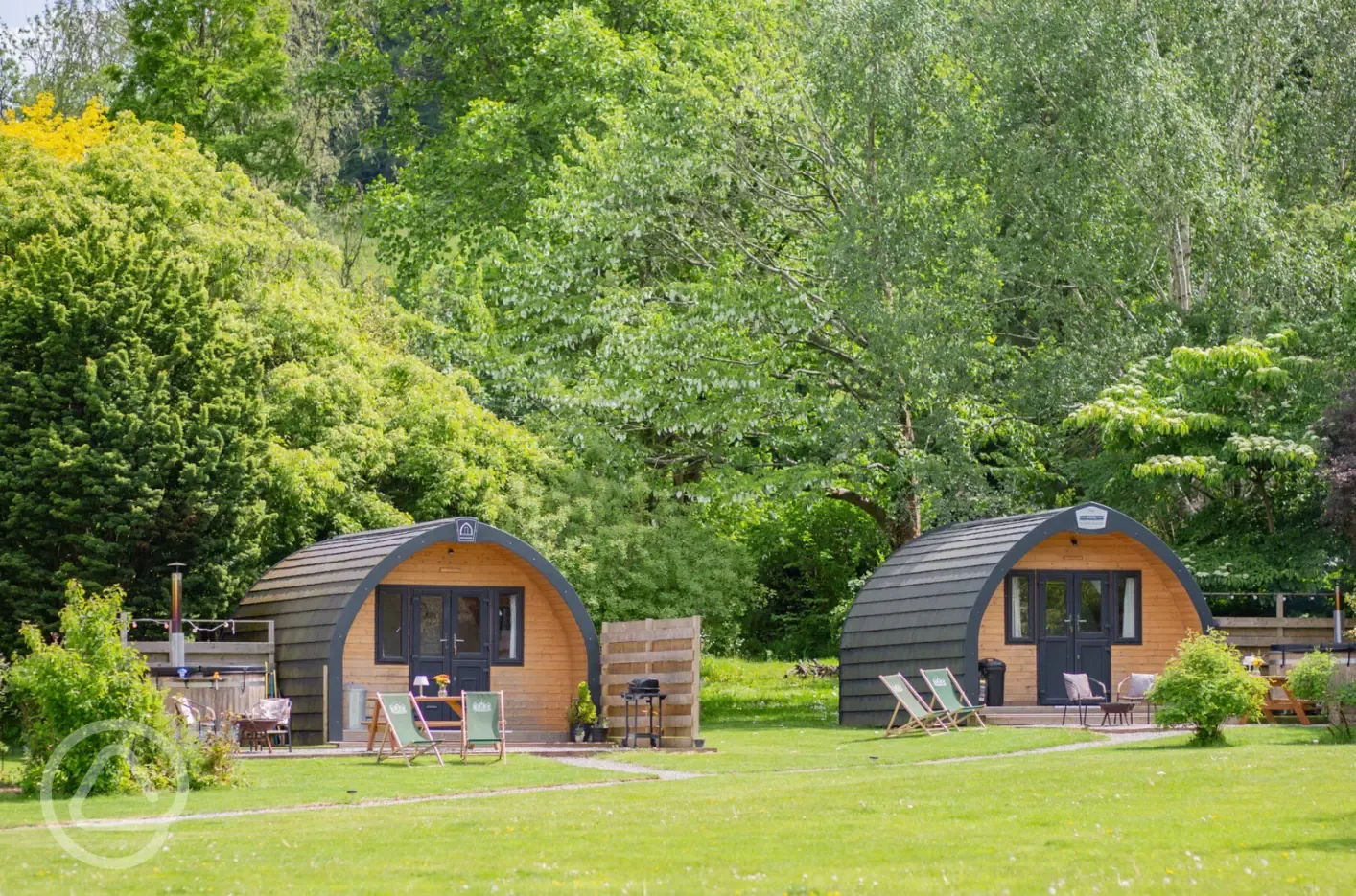 Glamping pods