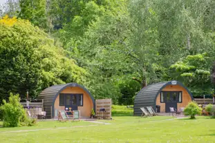 Hunts Court Huts, North Nibley, Dursley, Gloucestershire (9.4 miles)