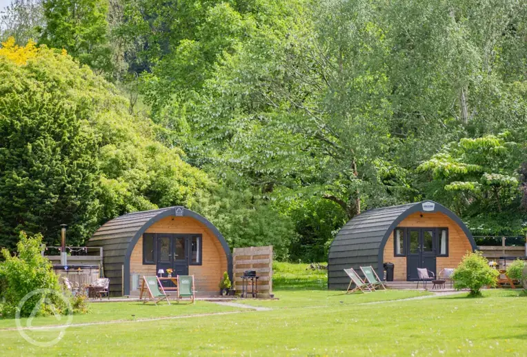 Glamping pods