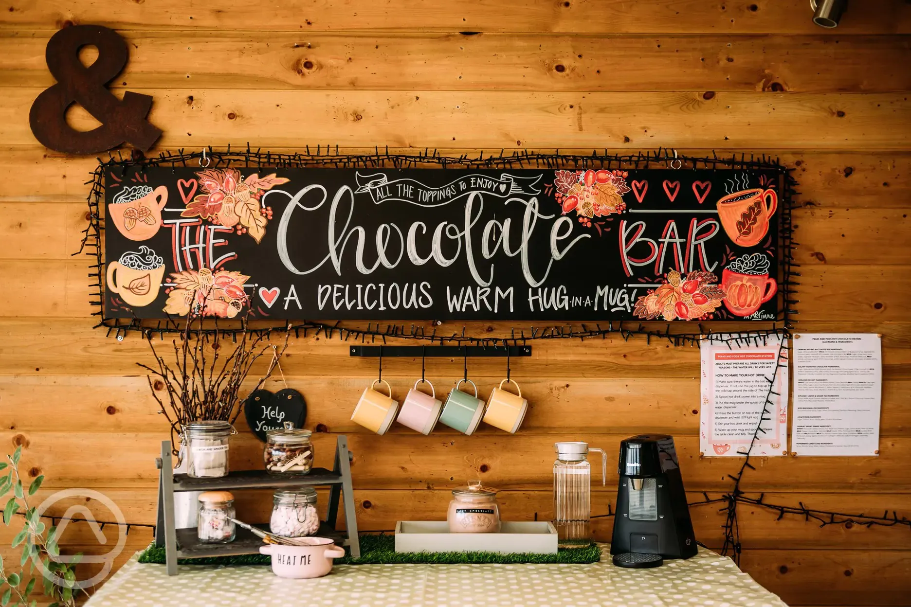 The chocolate bar at The Hub
