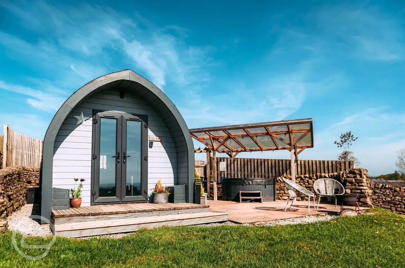 Corn Bents ensuite glamping pod