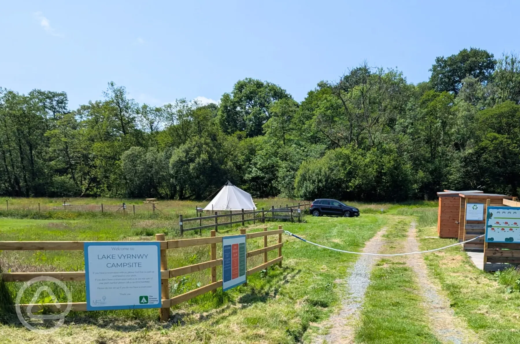 Entrance to the campsite