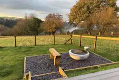 Fire pit seating area