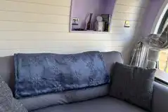 Glamping pod double sofa bed