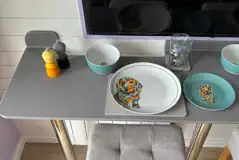 Glamping pod breakfast bar Glamping pod breakfast bar