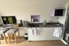 Glamping pod kitchen Glamping pod kitchen