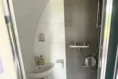 Glamping pod ensuite bathroom Glamping pod ensuite bathroom