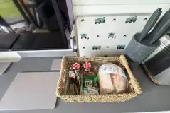 Glamping pod welcome basket Glamping pod welcome basket