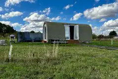 Coco Pod exterior at Brambles Glamping