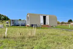 Coco Pod exterior at Brambles Glamping
