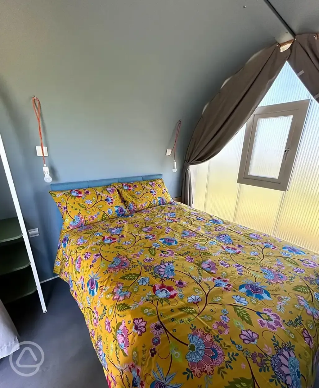 Coco camping pod bedroom