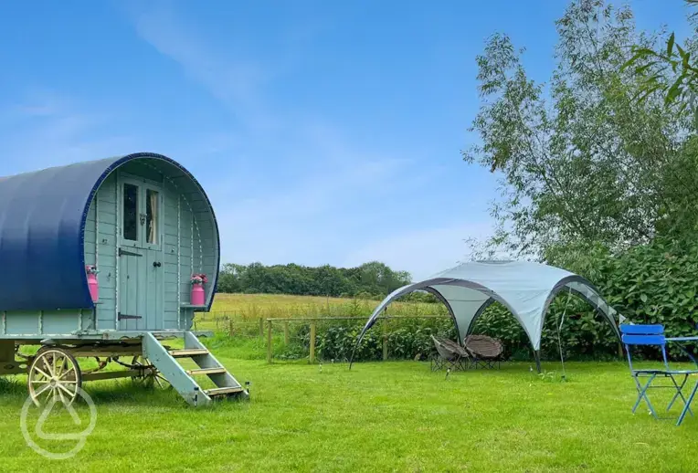 Bow top gypsy caravan