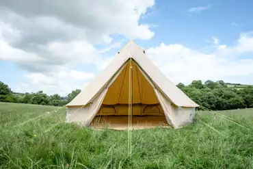 Unfurnished bell tent