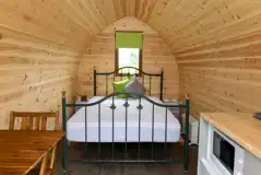 Deer camping pod interior