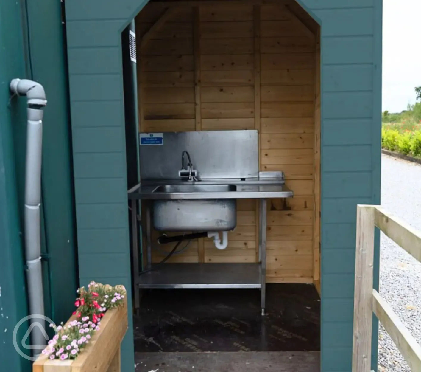 Washing up area