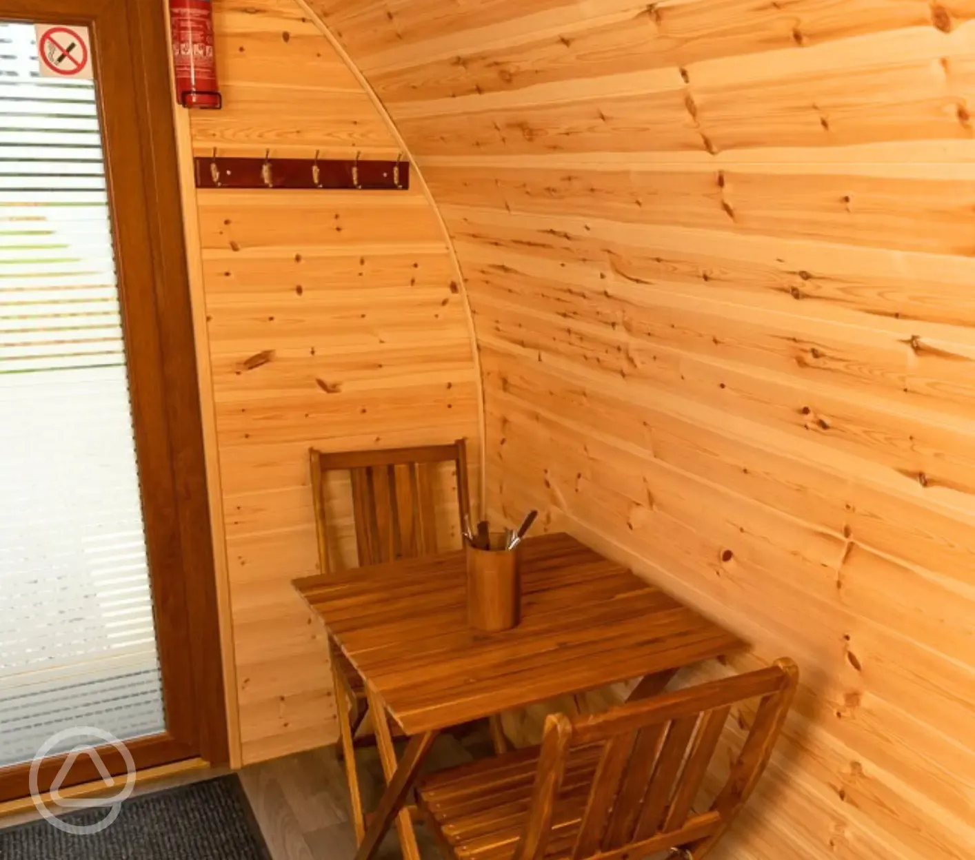 Camping pod dining table