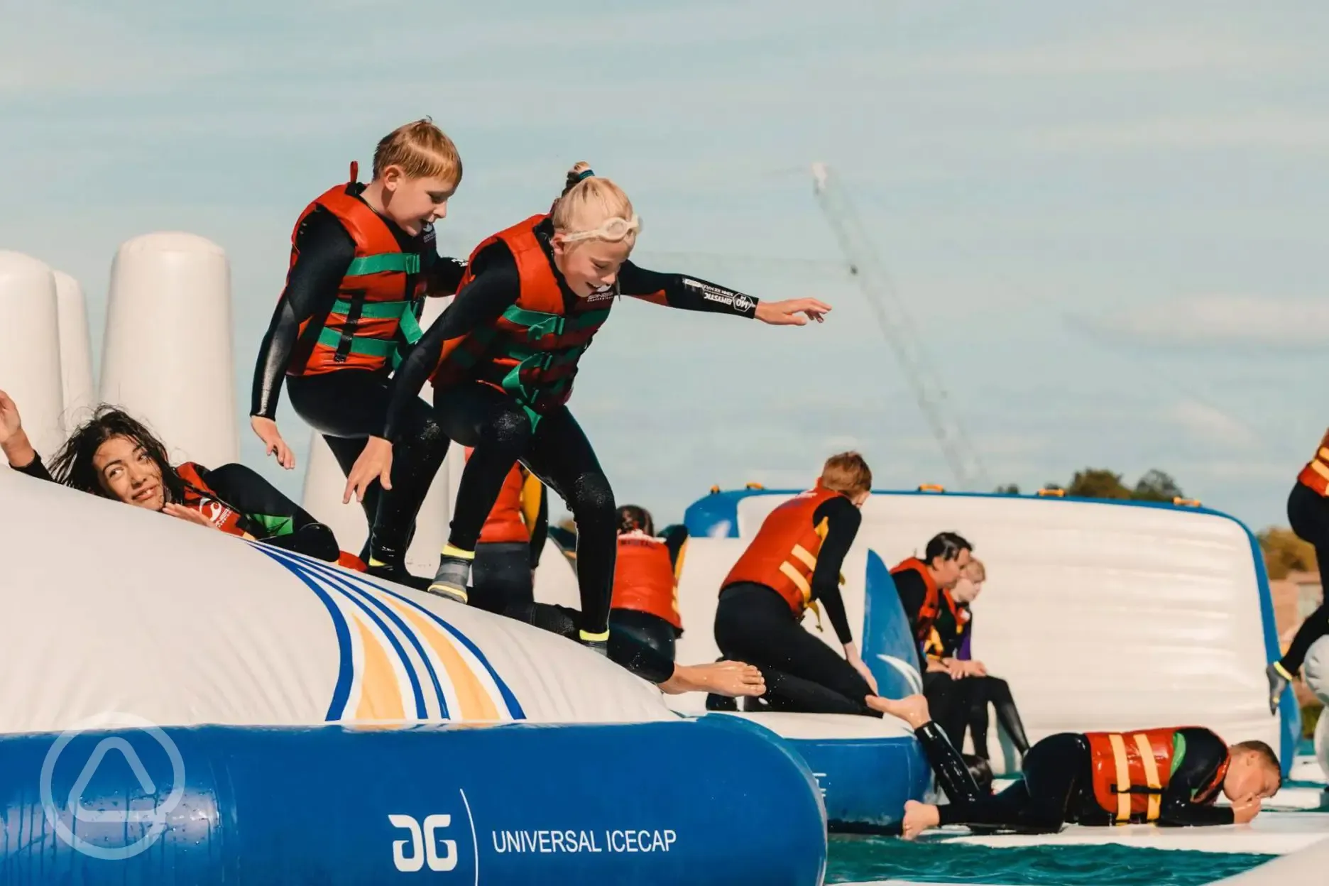 Aqua park activities Aqua park activities