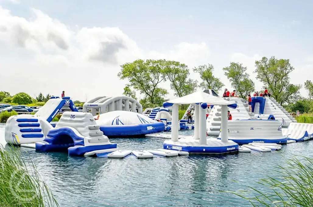 Aqua park at Whitemills Wake Aqua park at Whitemills Wake