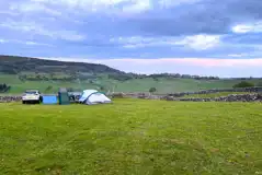 View of camping field