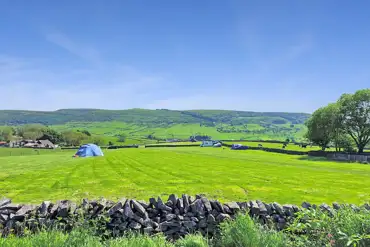 View of camping field