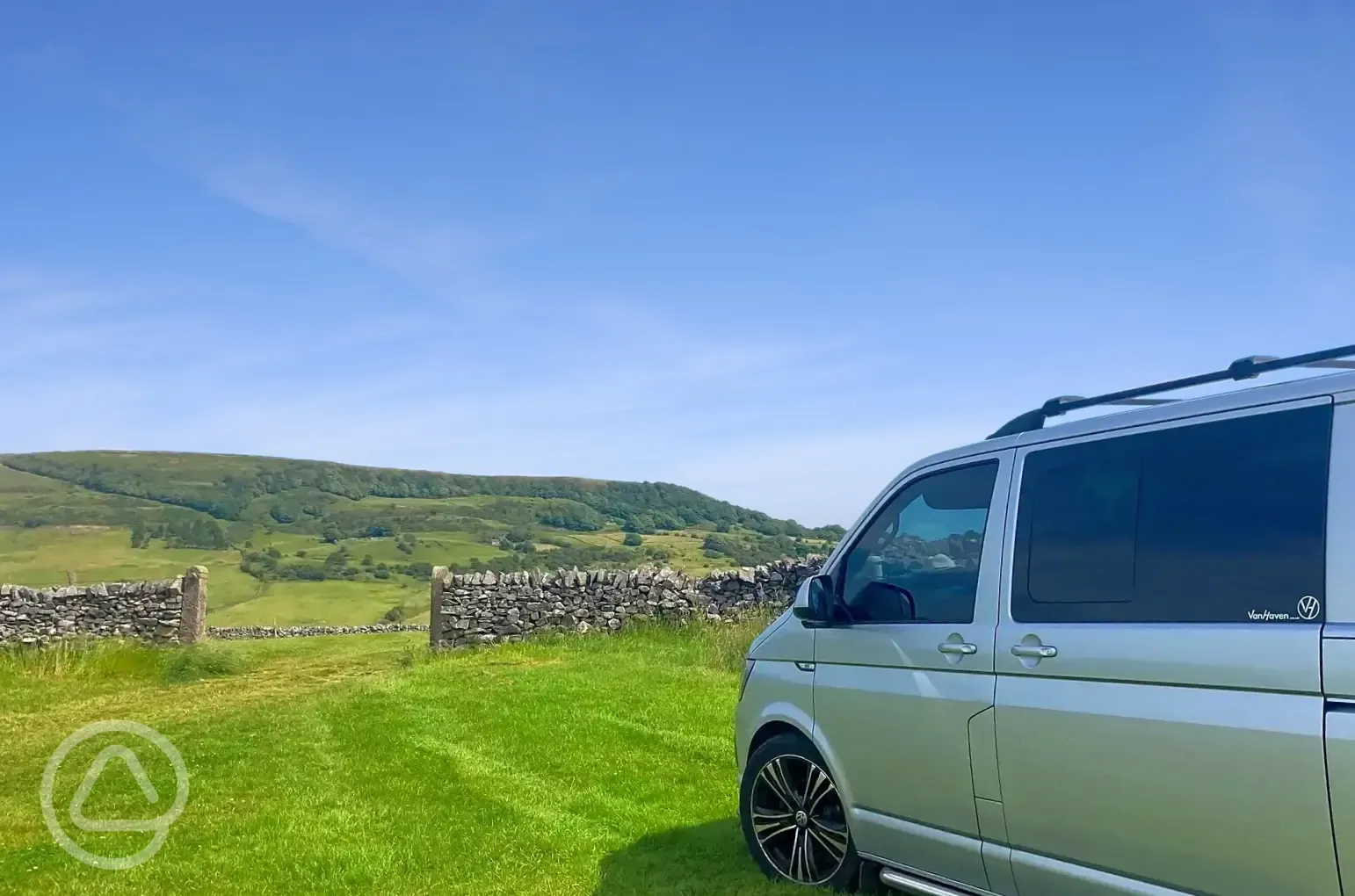 Non electric grass campervan pitches