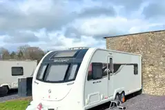 Electric hardstanding pitches, measuring 2.5m by 6m Electric hardstanding pitches, measuring 2.5m by 6m