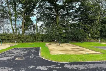 Electric hardstanding motorhome pitches