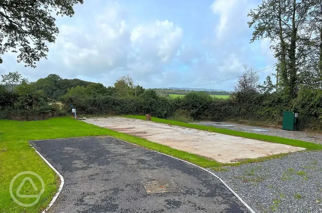 Electric hardstanding motorhome pitches