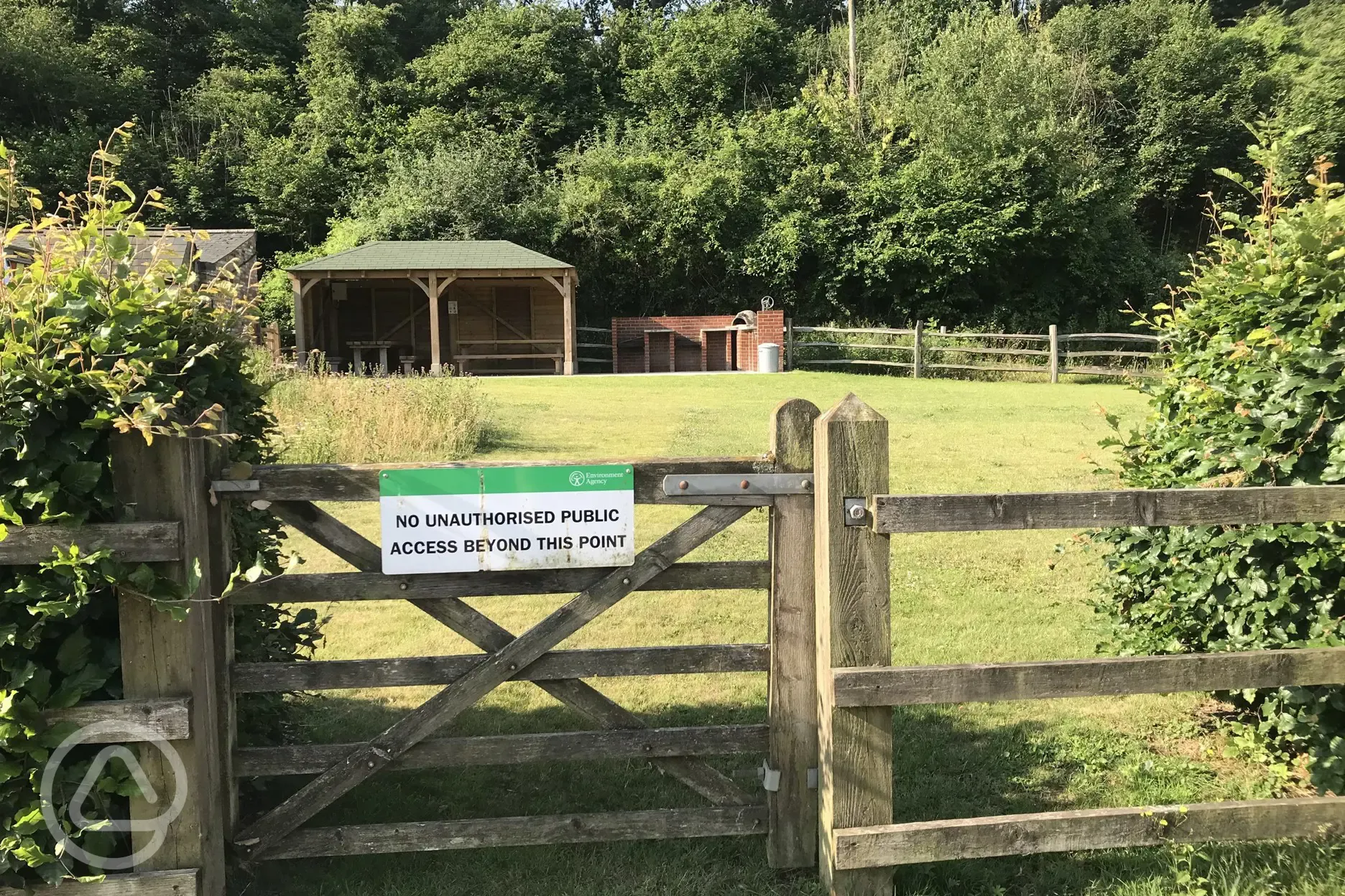 Entrance to the site