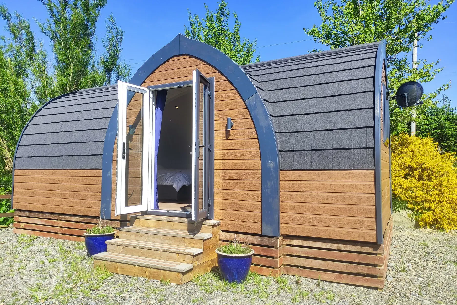 Ensuite glamping pod