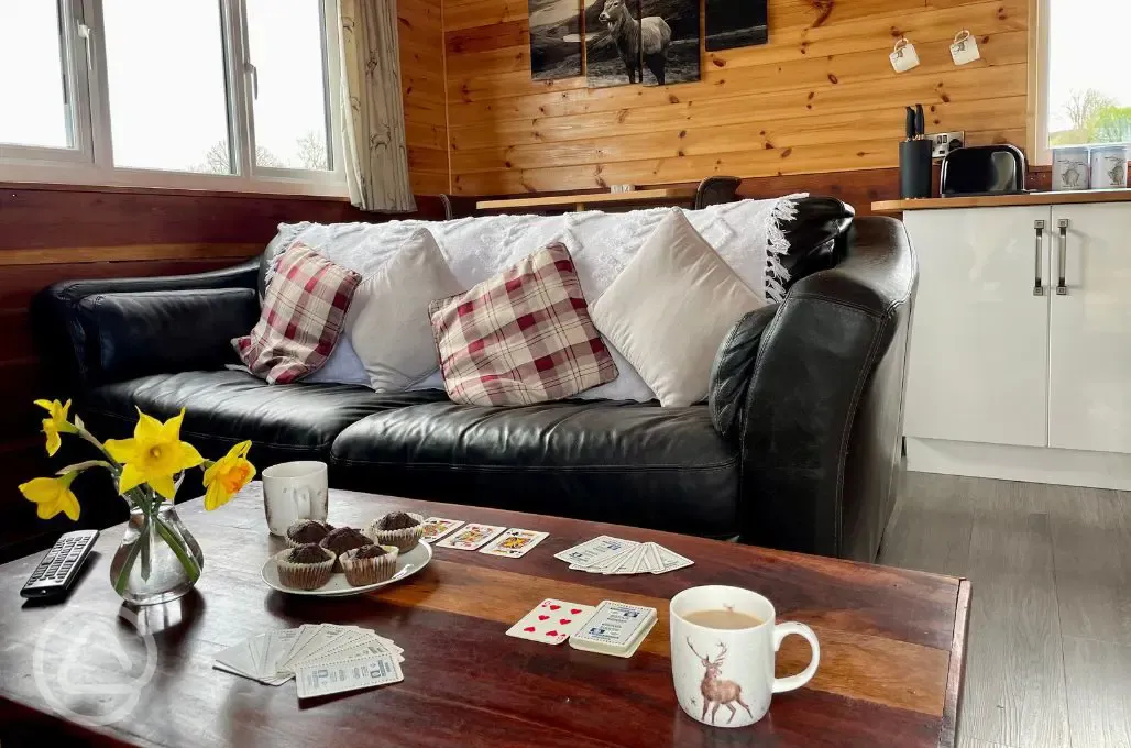Stag lodge living area 