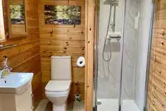 Embden glamping pod ensuite toilet and shower Embden glamping pod ensuite toilet and shower