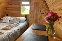 Embden glamping pod interior Embden glamping pod interior