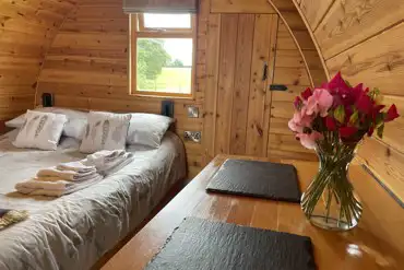 Embden glamping pod interior