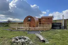 Embden glamping pod exterior 