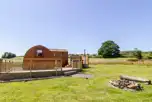 Embden glamping pod with hot tub