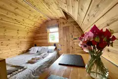 Embden glamping pod interior Embden glamping pod interior