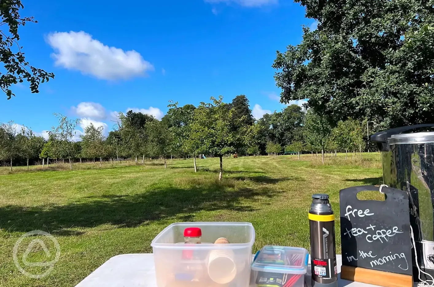 Free tea and coffee