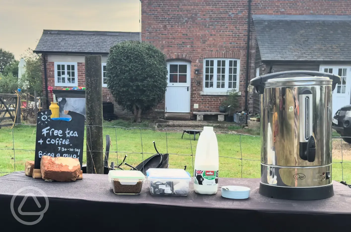 Free tea and coffee