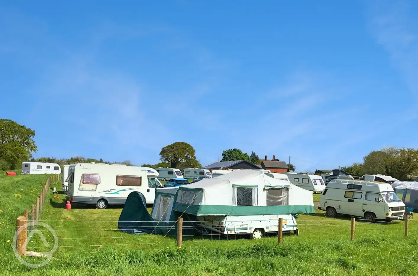 Electric grass touring pitches