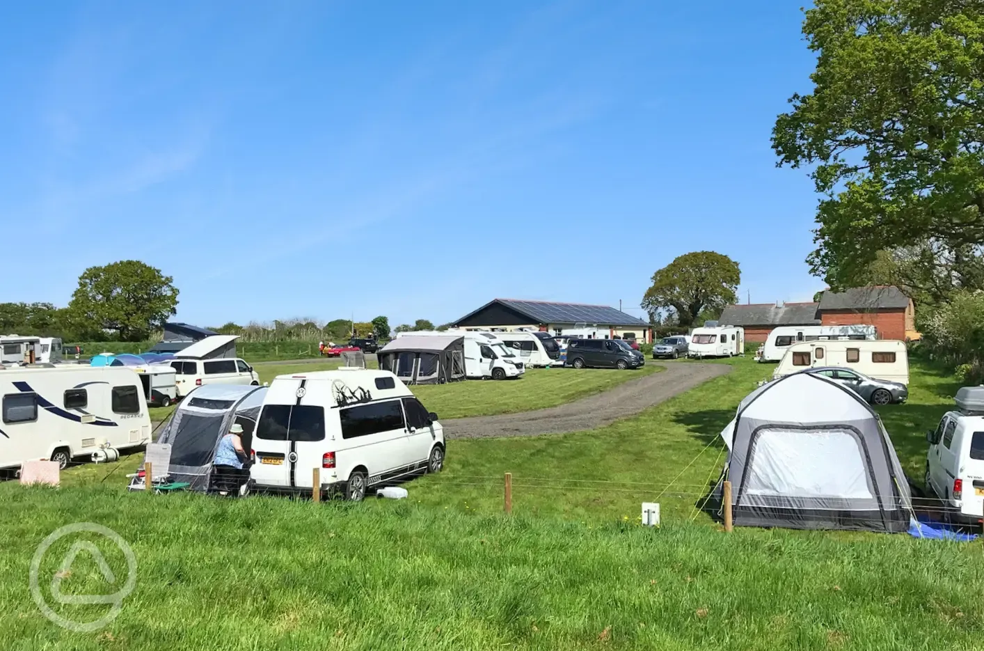 Electric grass touring pitches