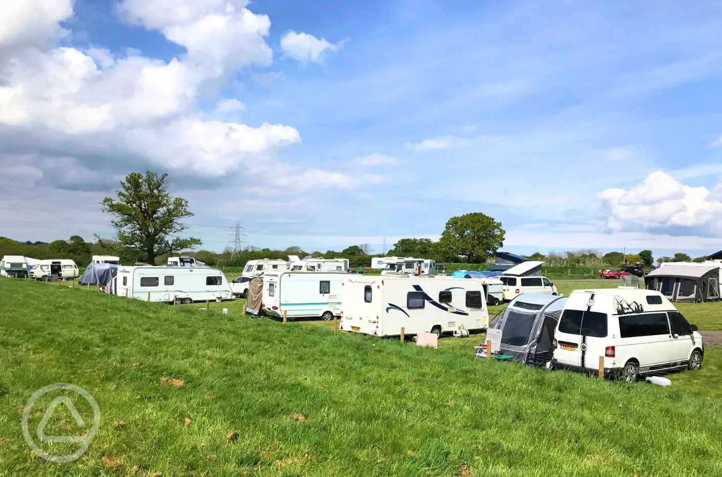Electric grass touring pitches