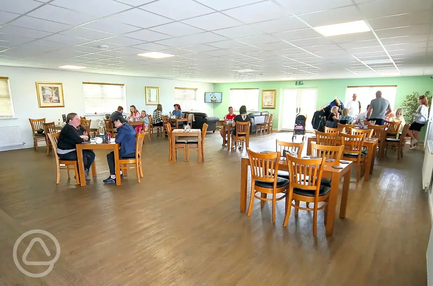 Castle Cafe indoor seating