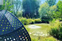 View from Stockies bell tent beside Stock pond View from Stockies bell tent beside Stock pond