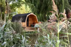 Hart's camping pod exterior