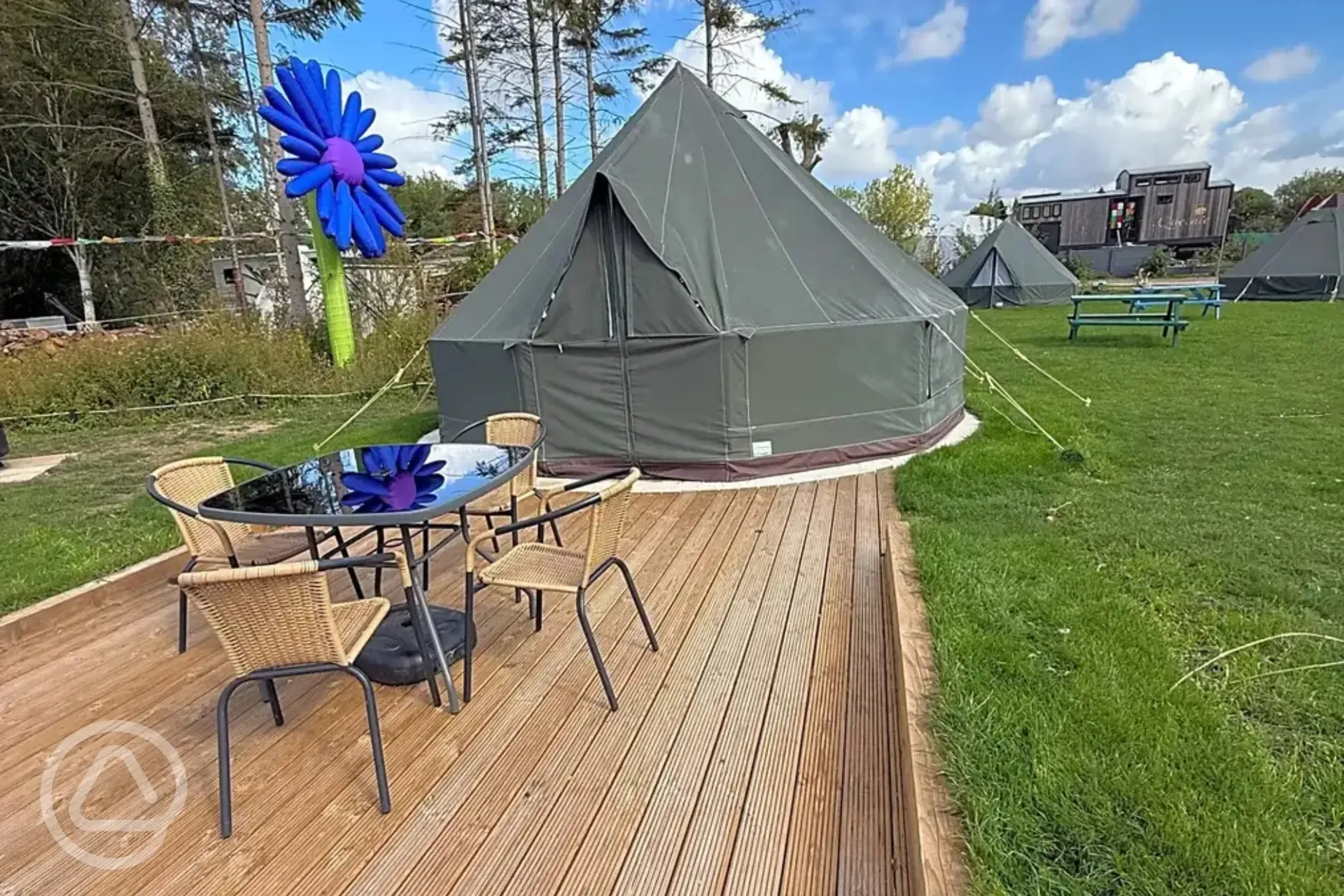 The Quirky Carp bell tent