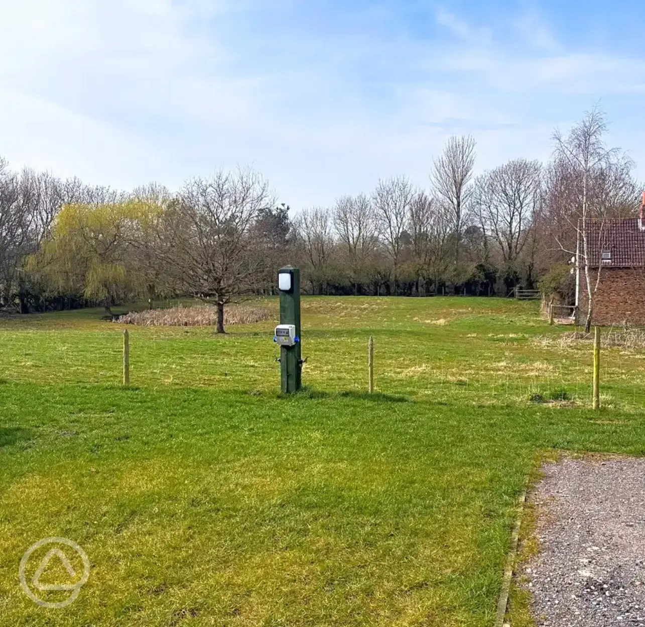 Fully serviced hardstanding and grass touring pitches