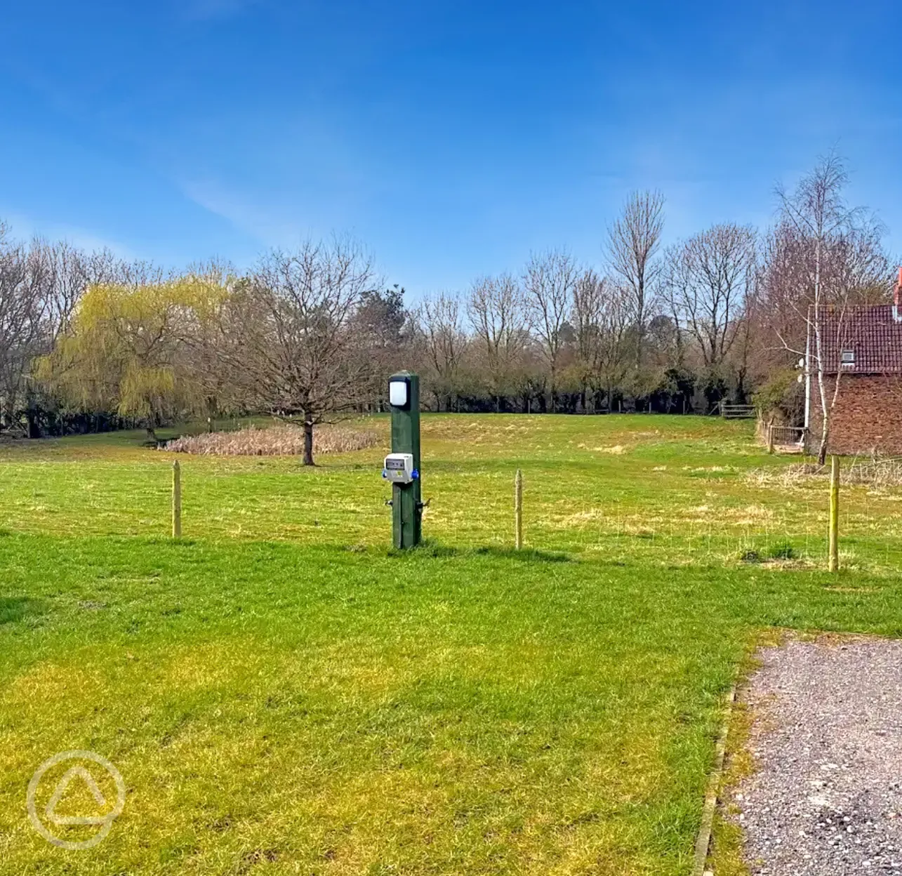 Fully serviced hardstanding and grass touring pitches